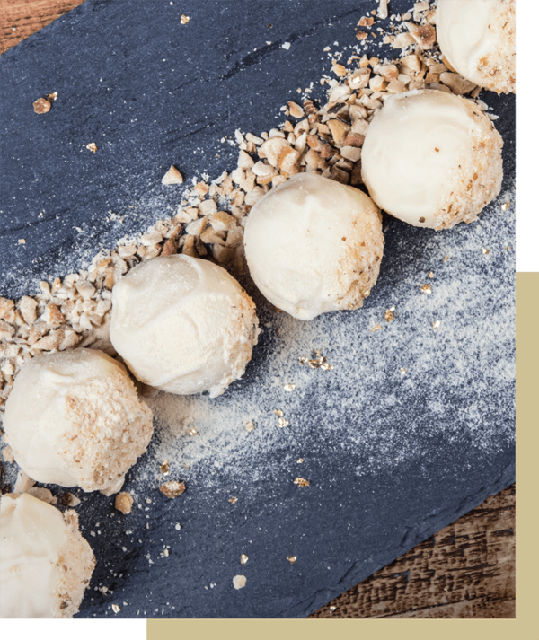 Helle Mischung: Box mit 15 Pralinen, fein sortiert, 180 g – Bild 4