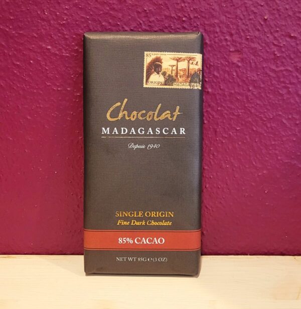 Chocolat "Madagascar" 85 % Kakao, Single Origin, 85 g