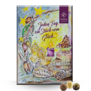 Maya - Adventskalender mit 24 handgerollten Pralinen