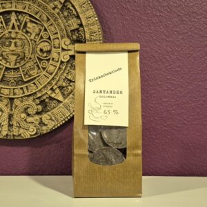 Edle Trinkschokoladen-Drops "Santander" mit 65 % Kakaogehalt, 250 g
